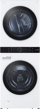 Front view of the LG WKEX200HWA WashTower